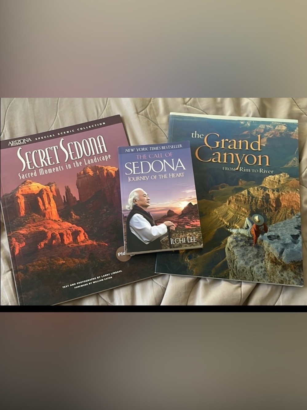 Sedona & Grand Canyon Book Lot: Secret Sedona, Call of Sedona, Rim to River,